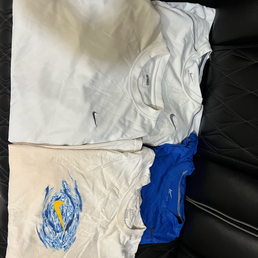 Lot 4 Nike Shirts  3 Dri-FIT